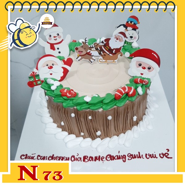 Bánh kem noel đẹp mừng giáng sinh N73