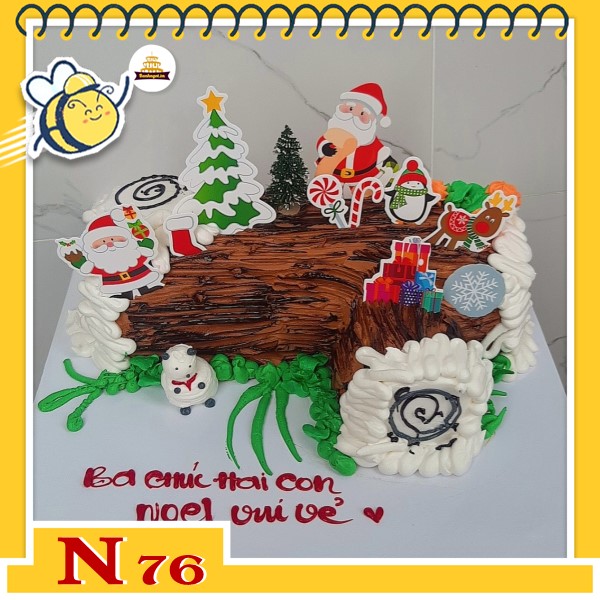 Bánh kem noel đẹp mừng giáng sinh N76