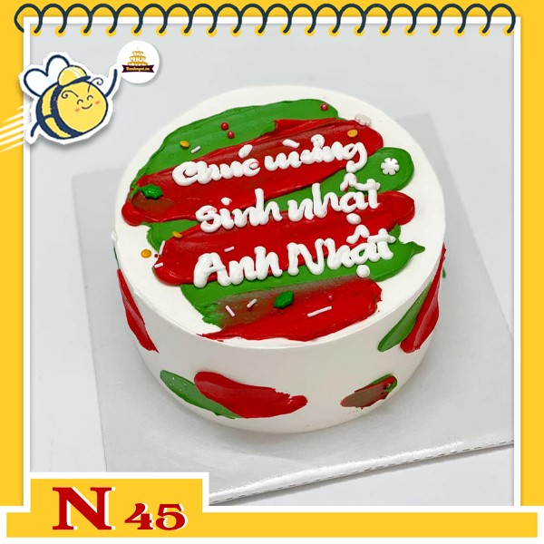 Bánh kem noel đẹp mừng giáng sinh N45