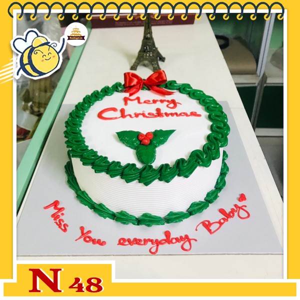 Bánh kem noel đẹp mừng giáng sinh N48