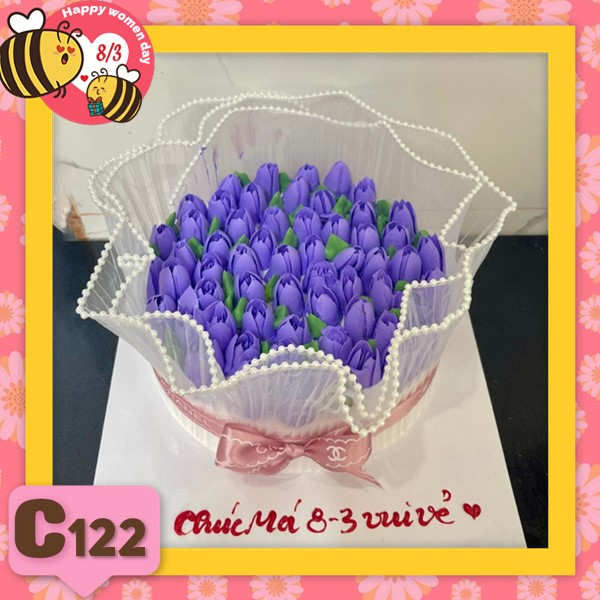 Bánh kem 8/3 quà tặng quốc tế phụ nữ C122