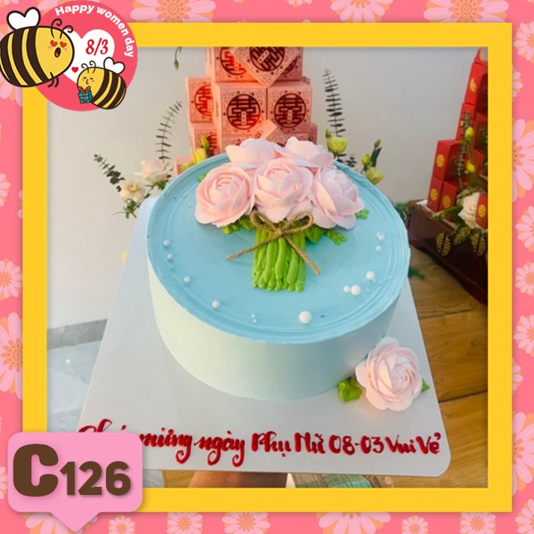 Bánh kem 8/3 quà tặng quốc tế phụ nữ C126