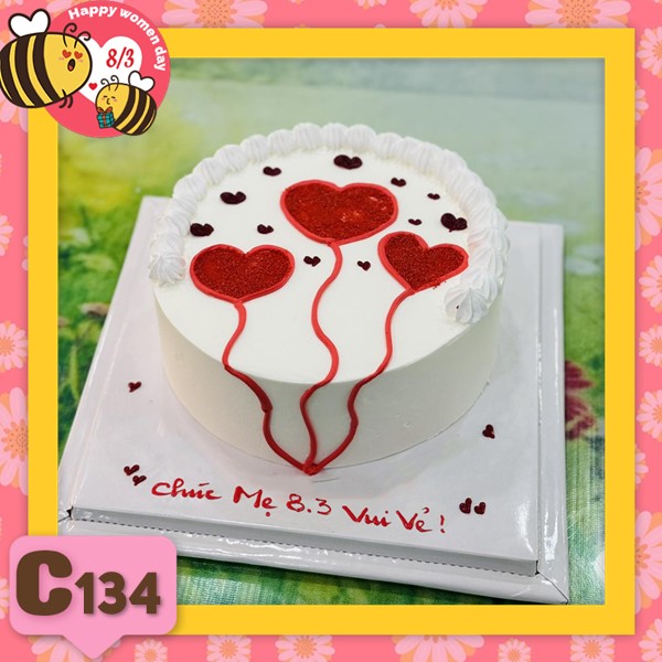 Bánh kem 8/3 quà tặng quốc tế phụ nữ C134