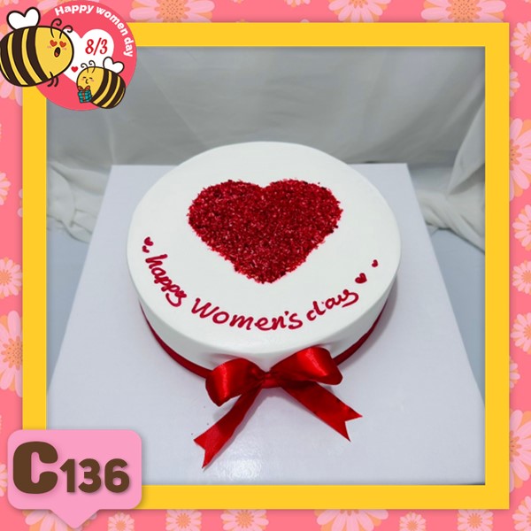 Bánh kem 8/3 quà tặng quốc tế phụ nữ C136