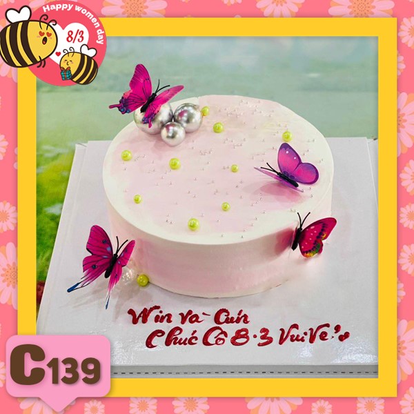 Bánh kem 8/3 quà tặng quốc tế phụ nữ C139