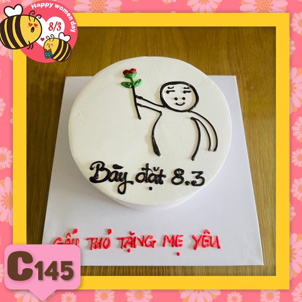 Bánh kem 8/3 quà tặng quốc tế phụ nữ C145