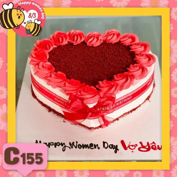 Bánh kem 8/3 quà tặng quốc tế phụ nữ C155