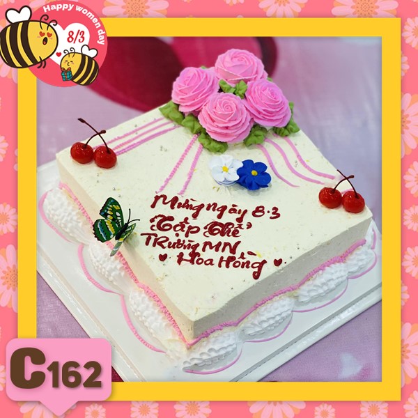 Bánh kem 8/3 quà tặng quốc tế phụ nữ C162