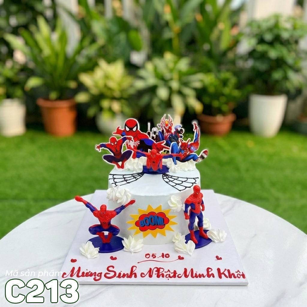 Bánh kem mini C213 đại chiến Người Nhện - Spiderman