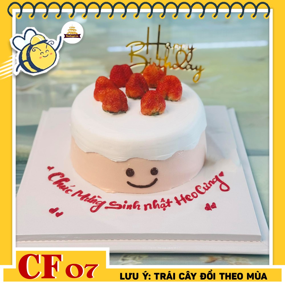 Bánh kem sinh nhật CF07 bánh kem Tang Diên phim Khó dỗ dành Hot trend