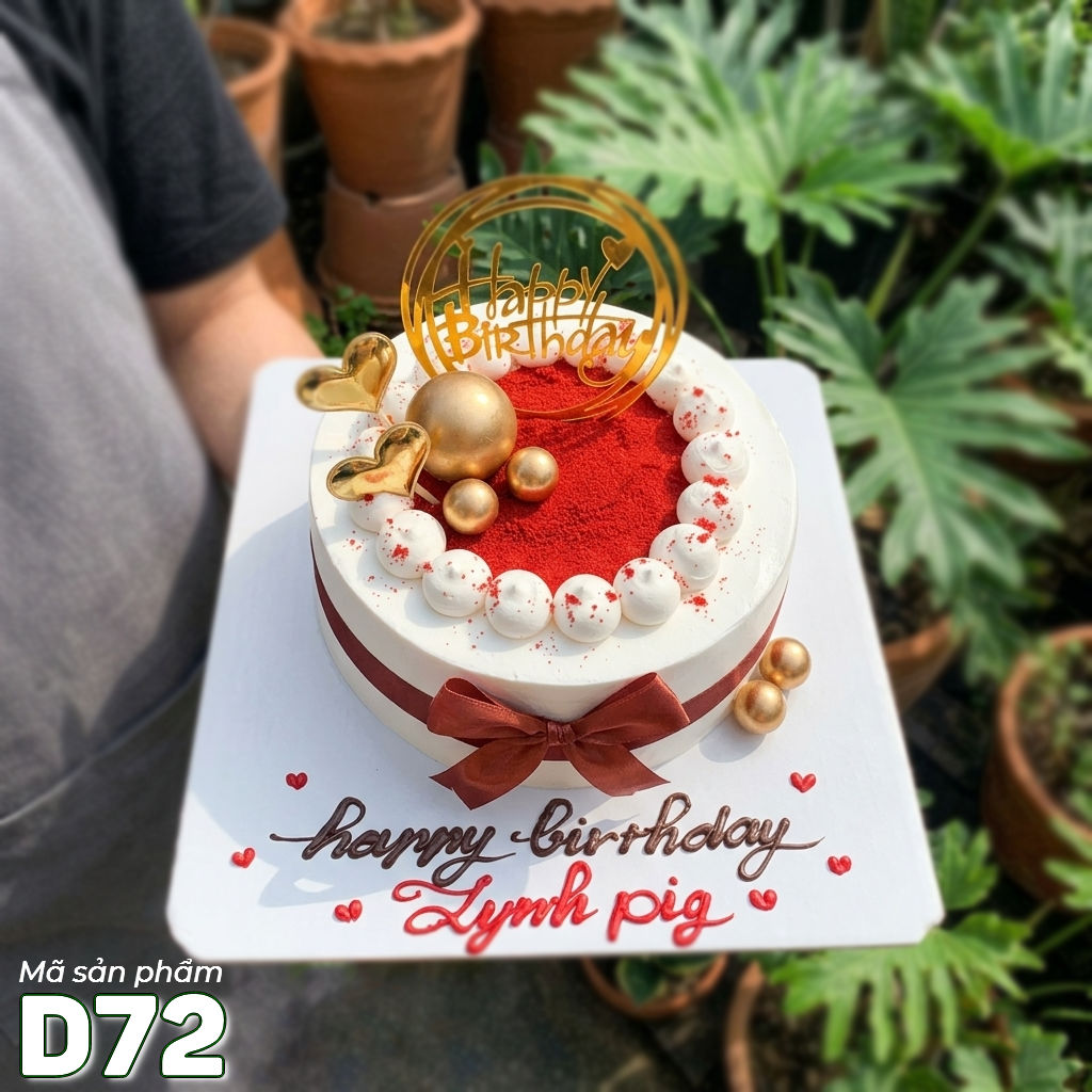 Mẫu bánh kem đẹp D72 siêu HOT bán chạy nhất tại shop