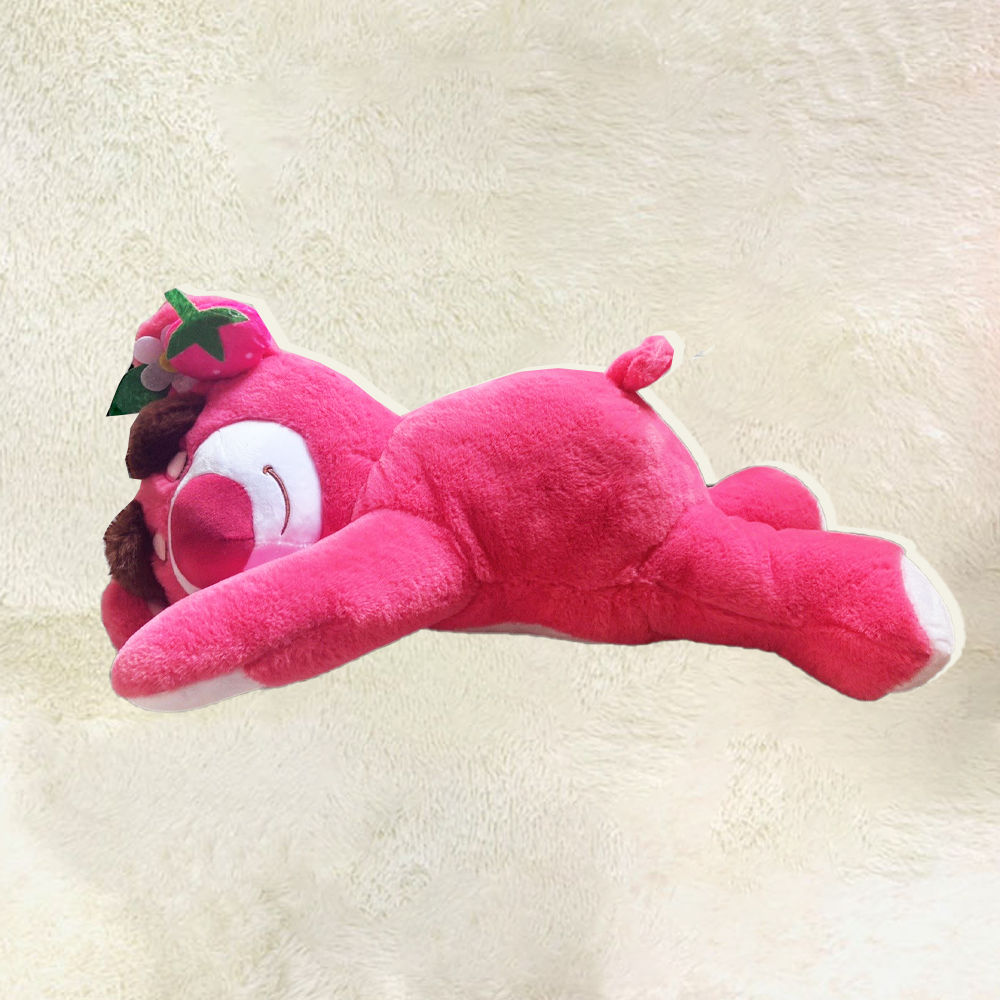 GB10 Gấu bông Gấu dâu nằm 65cm