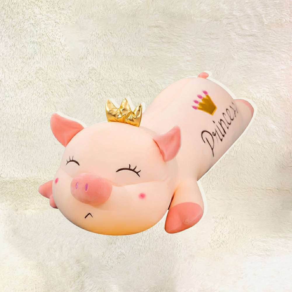 GB08 Gấu bông Heo vương miện 100cm