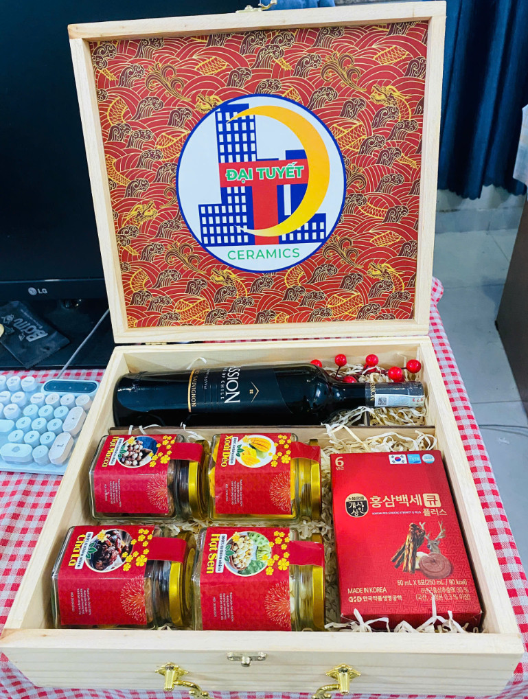 Hình ảnh Hộp quà tết quận 2 với Sâm Nhung Q Hàn Quốc thức uống Passion đẳng cấp nổi tiếng