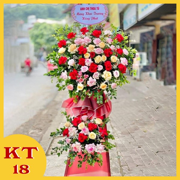 Hoa khai trương KT18
