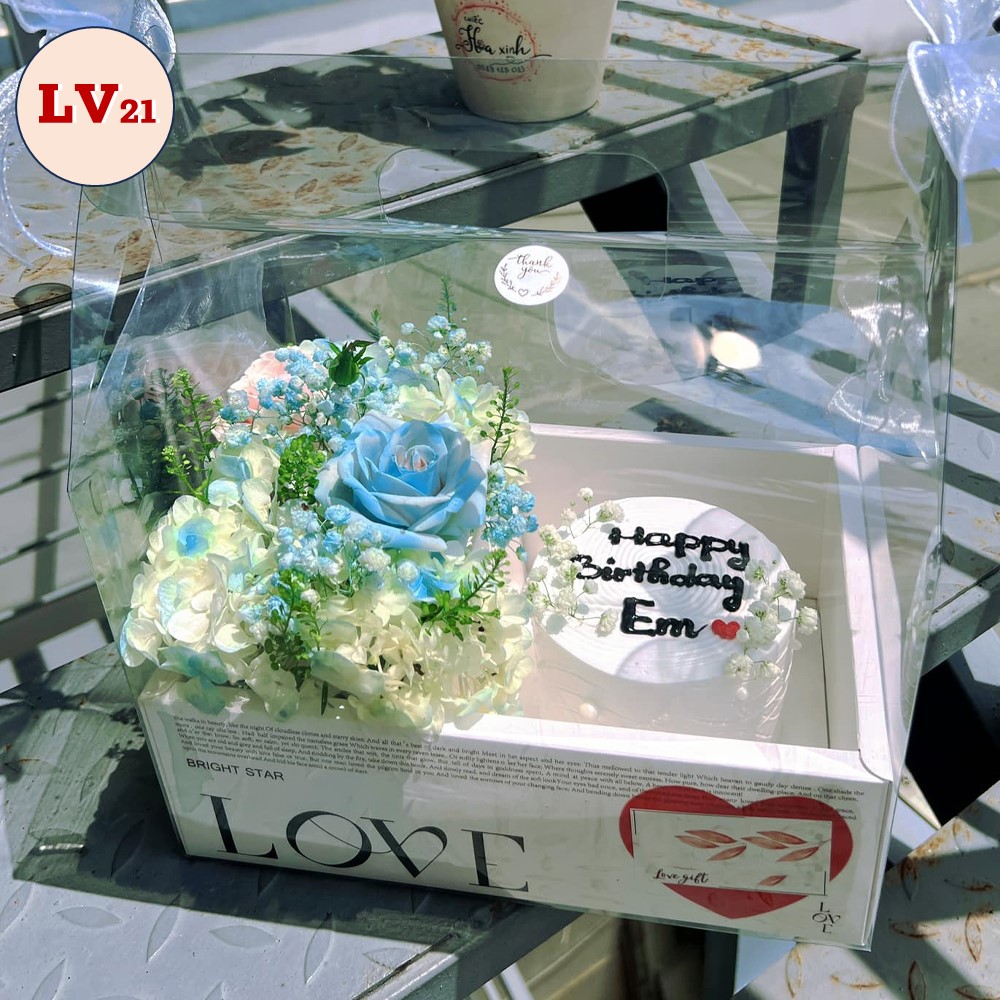 [Chỉ ship HCM] Set hoa bánh kem LV21