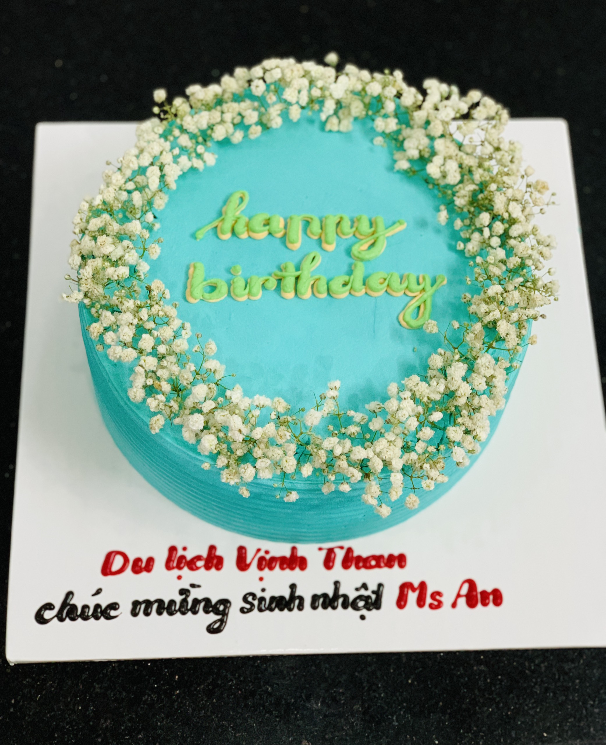 NT (9) Bánh kem cắm hoa baby