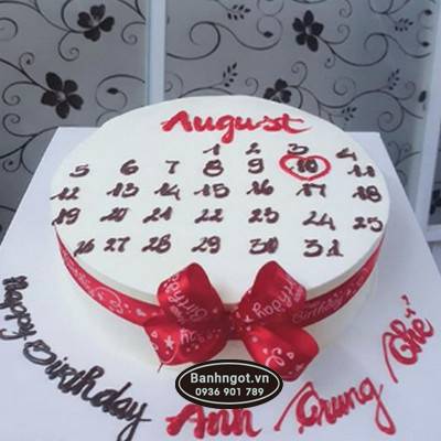 PN48- bánh kem cuốn lịch