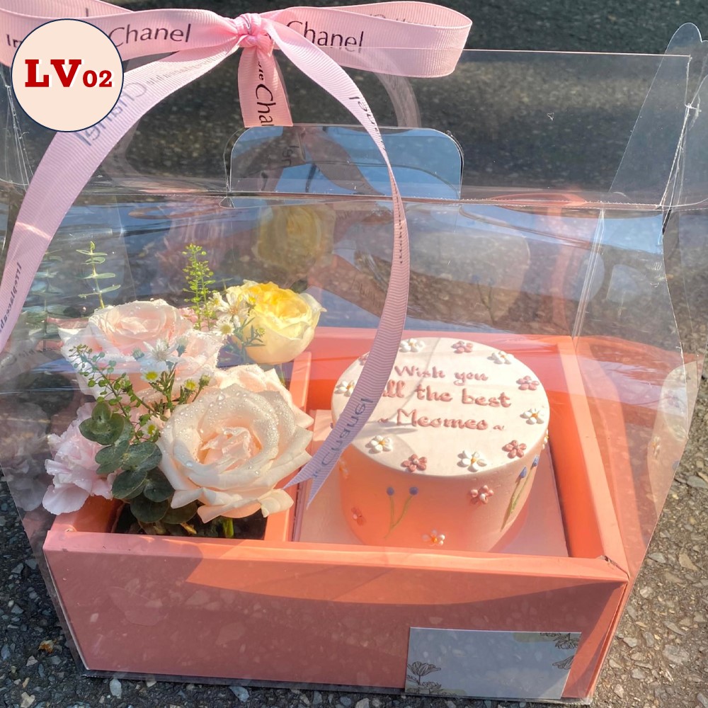 [Chỉ ship HCM] Set hoa bánh kem LV02