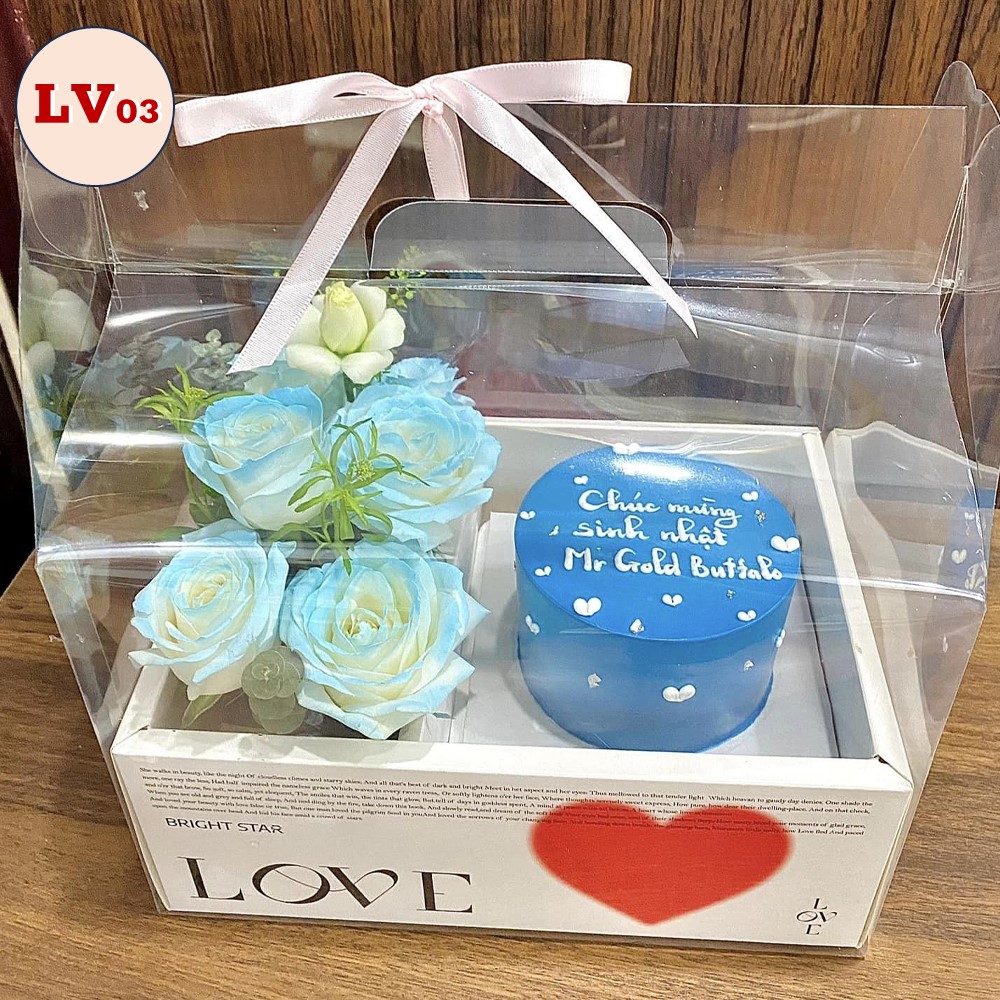 [Chỉ ship HCM] Set hoa bánh kem LV03