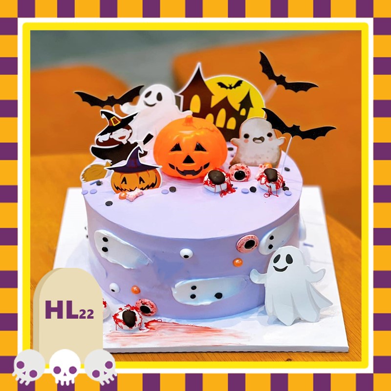 Bánh kem Halloween HL22 phụ kiện xinh xắn