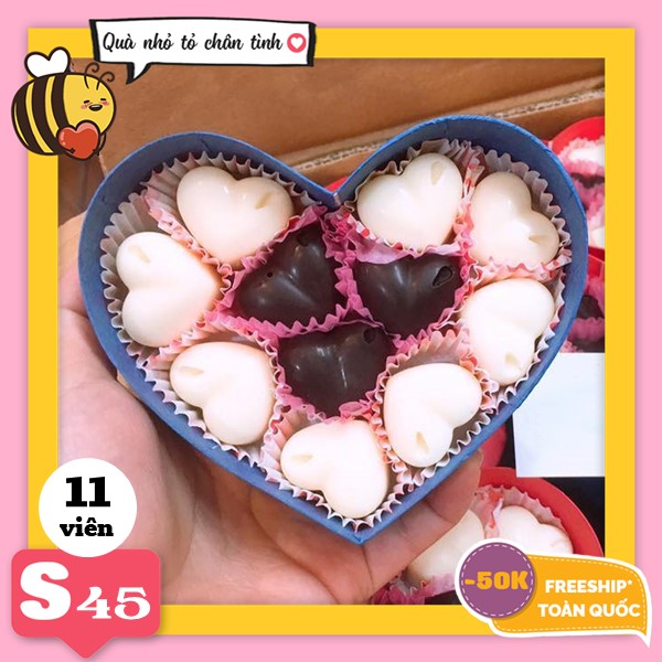 Hộp socola valentine S45 11 viên - Chocolate chất lượng giao tận nhà