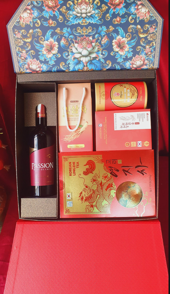 T112: Trà linh Chi Hàn, Sâm Sobaek Red Ginseng, Hồng Sâm Linh Chi Đông Trùng, Sâm mật ong BIO, Passion