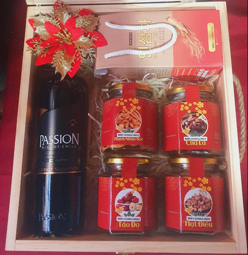 T117 Sâm mật ong BIO, Passion, mix 4 hũ trái cây sấy