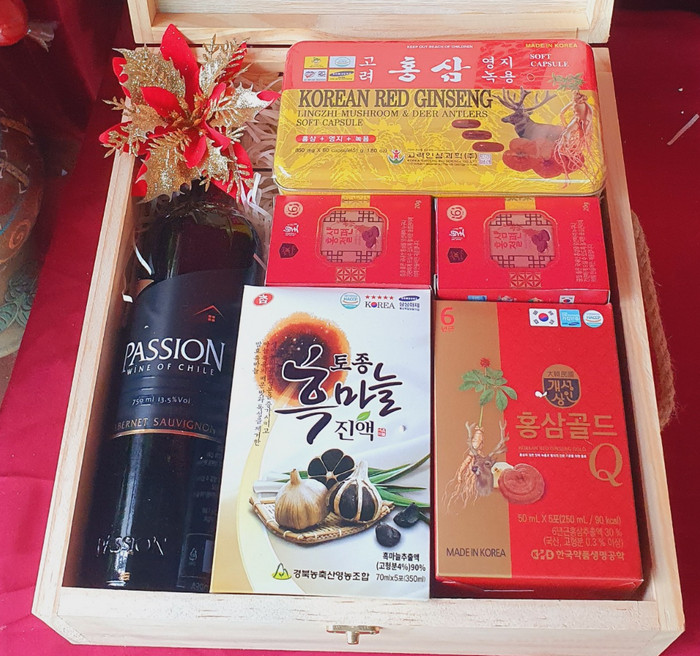 T128  Passion, Đạm Sâm Gold, 2 Sâm Lát JM, Sâm Q Plus, Tỏi Đen Hàn Quốc