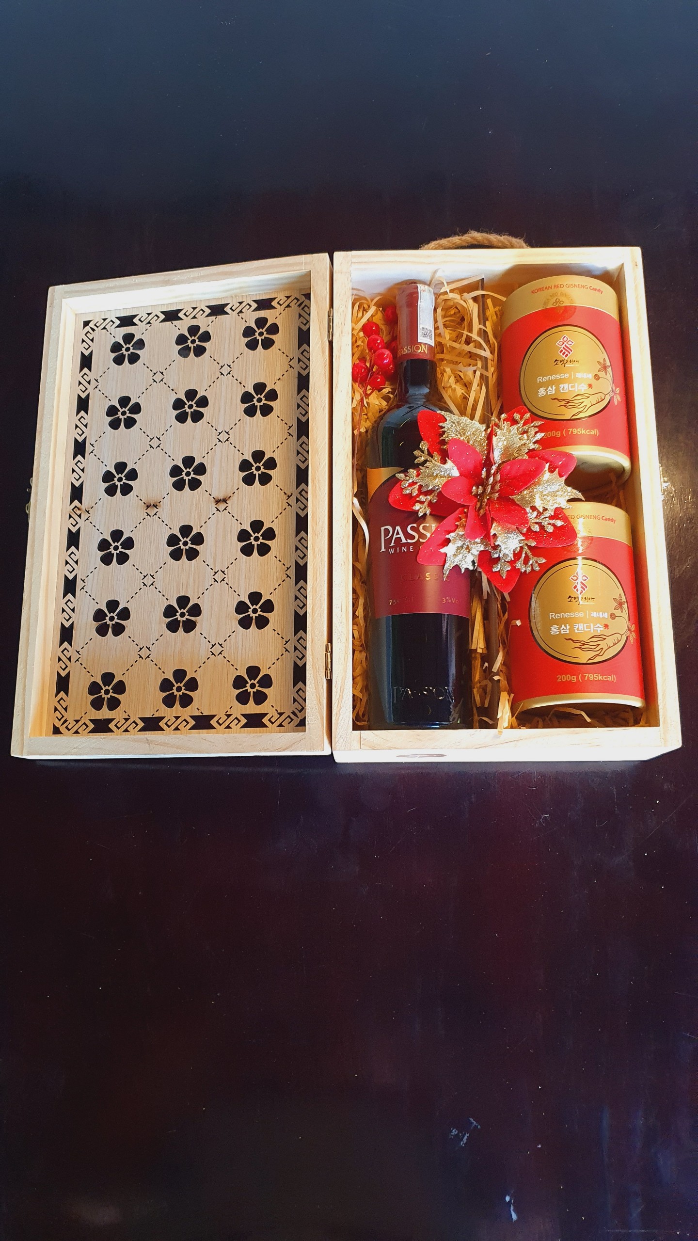 T5 Giỏ Quà Tết Hồng Phúc An Khang