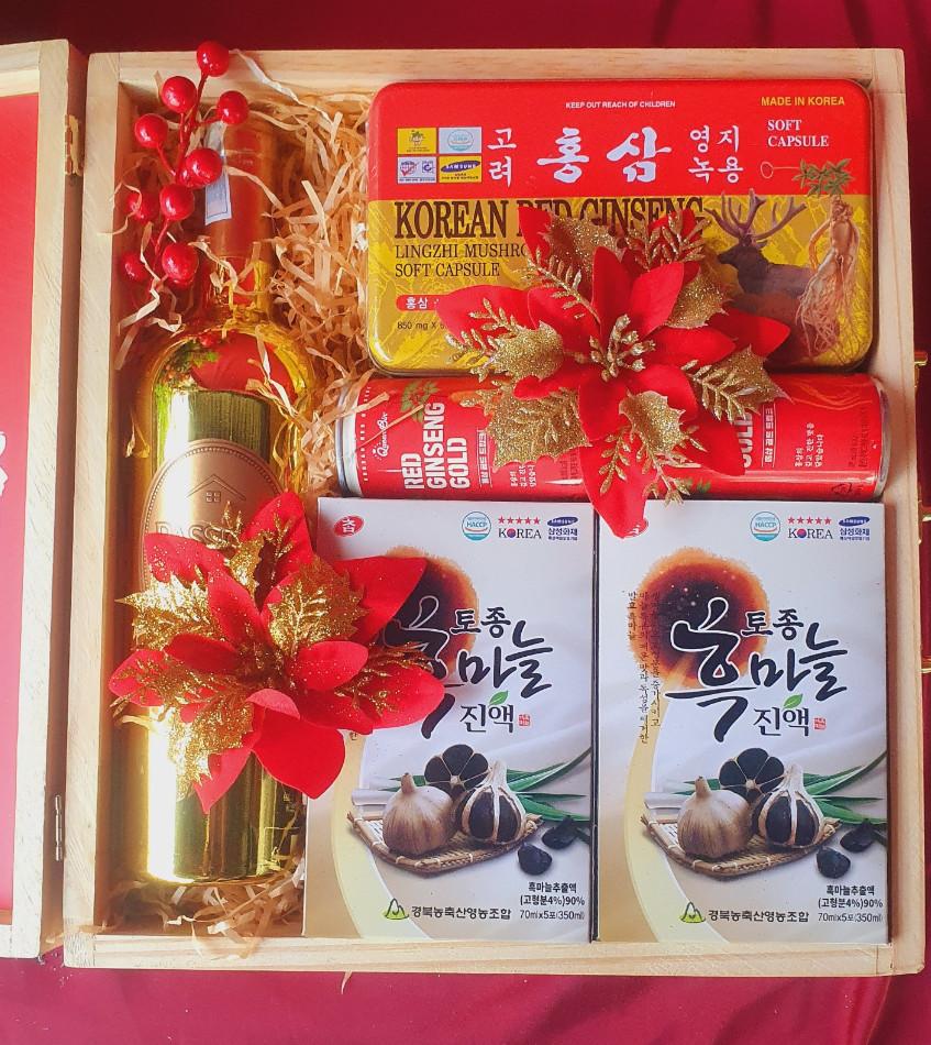 T76 Passion cao cấp, Đạm Sâm Gold, Tỏi đen Hàn, Hồng Sâm Queen Bin