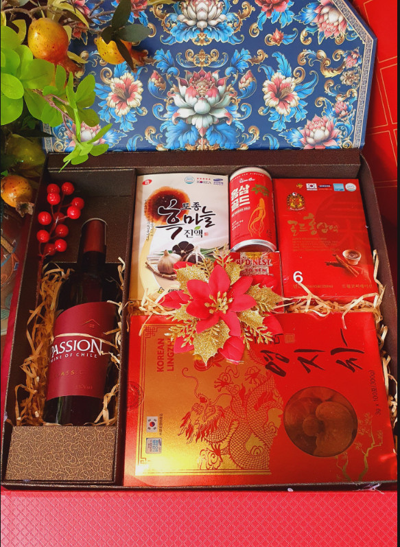 T98 Trà Linh Chi Hàn Quốc, Sâm Chén, Tỏi đen, Hồng Sâm Queen Bin, Yến sào Red Nest