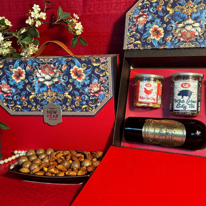 Giỏ quà tết Gò Quao Hòa Khí Tết Vui