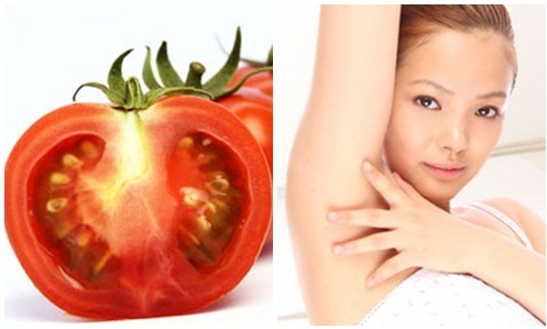 Mẹo trị hôi nách vĩnh viễn nhờ cà chua