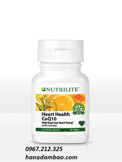 Tăng cường chuyển hóa, hỗ trợ tim mạch - Nutrilite Coenzyme Q10 Complex