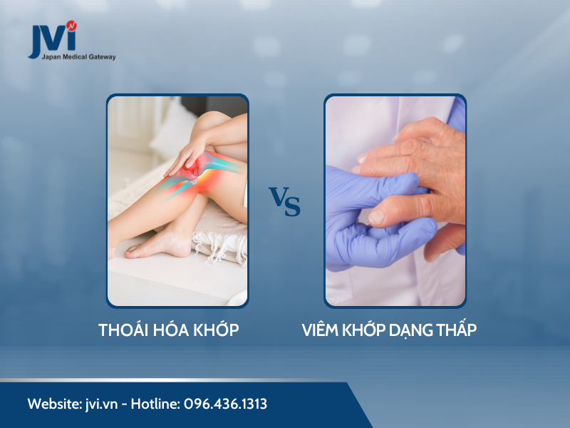 PHÂN BIỆT THOÁI HÓA KHỚP VÀ VIÊM KHỚP DẠNG THẤP 