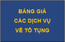 BẢNG GIÁ CÁC DỊCH VỤ VỀ ĐẤU THẦU