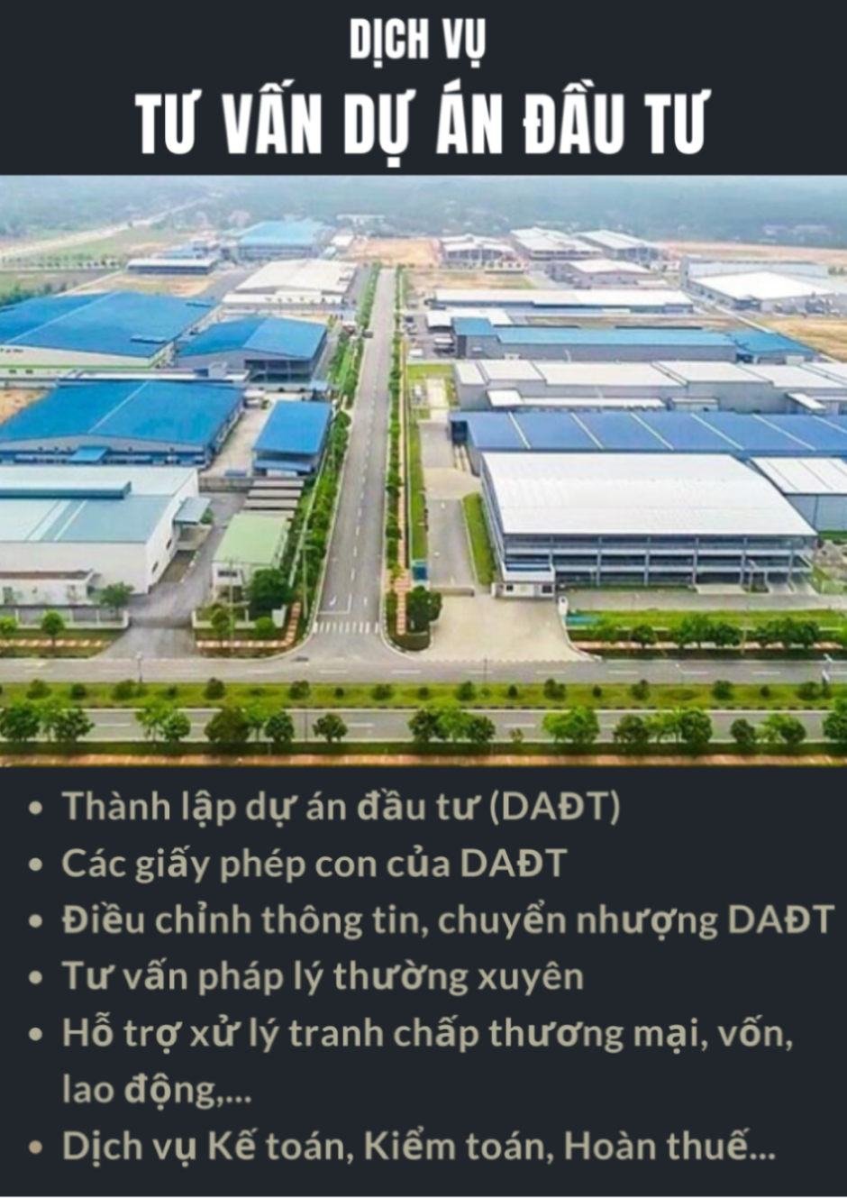 Dịch vụ Tư vấn dự án đầu tư toàn diện