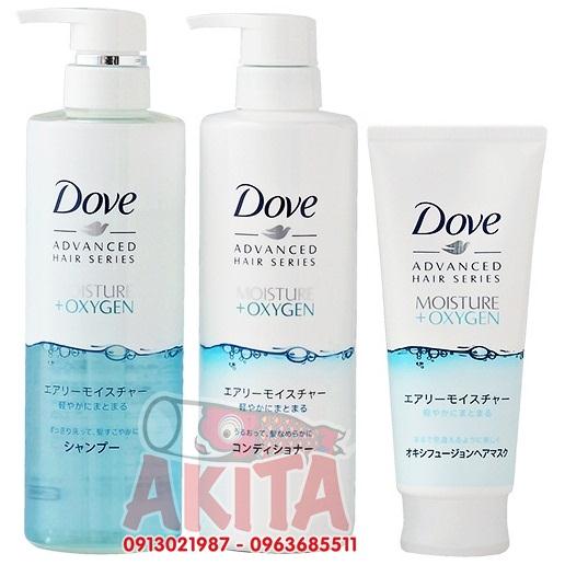 Bộ gội xả hấp DOVE Moisture+Oxygen