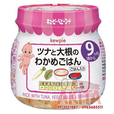 CHÁO KEWPIE 9th+ (vị Cá Thu, Rong Biển Hijiki & Rau Củ )