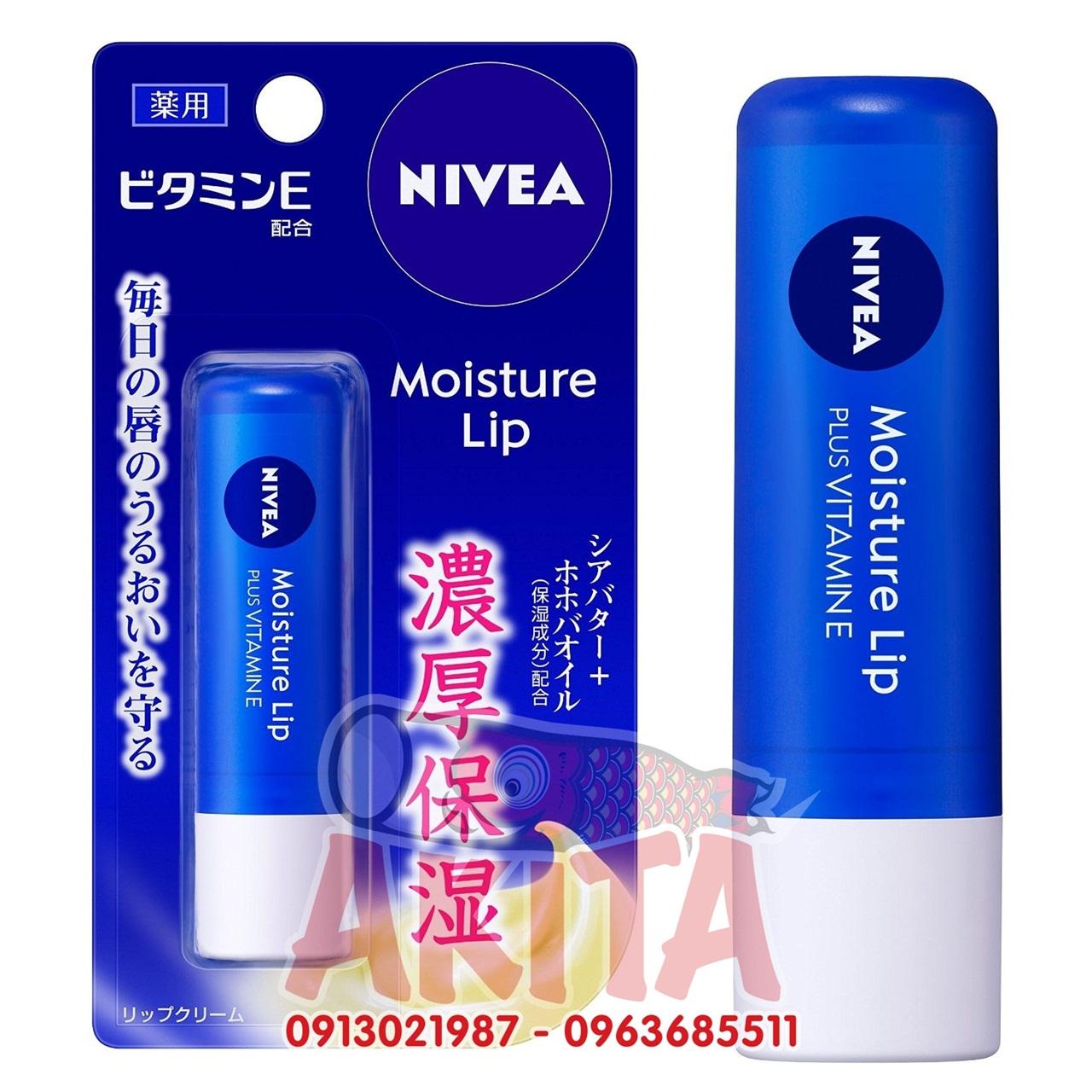 Nivea Moisture Lip - Vitamin E