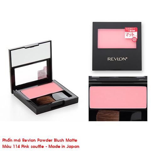 Phấn má Revlon Powder Blush Matte (màu 114 Pink souffle)