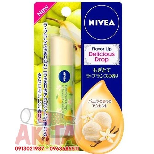 Nivea Flavor Lip - Mùi Quả lê Vanilla