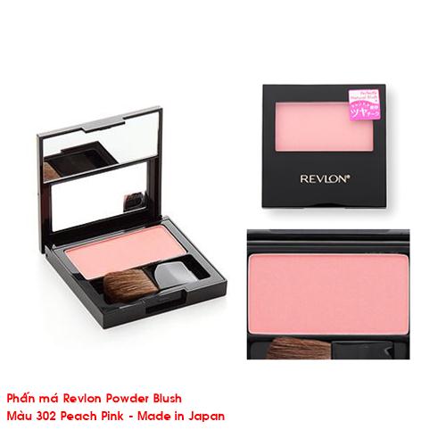 Phấn má Revlon Powder Blush Matte (màu 302 Peach Pinky)