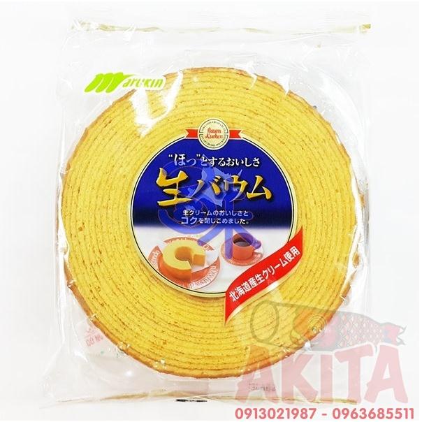 Bánh cuộn Baumkuchen vị mật ong, vanilla