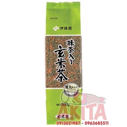 Trà xanh Matcha + gạo lứt nâu ITOEN 200gr