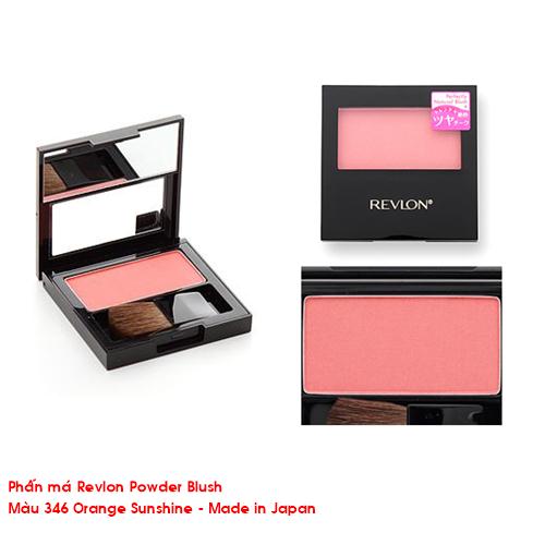 Phấn má Revlon Powder Blush Matte (màu 346 Orange Sunshine)