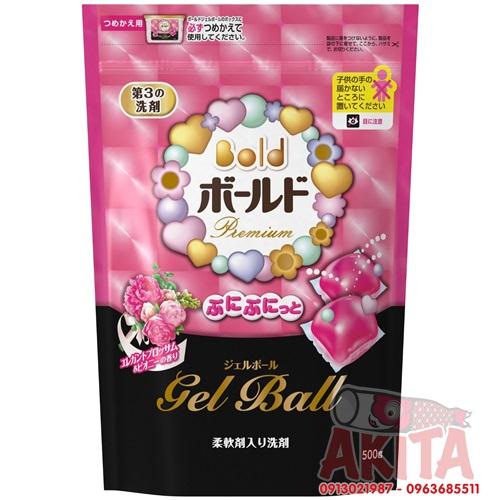 Viên nước giặt xả BOLD Gel Ball hương hoa (túi 18 viên)