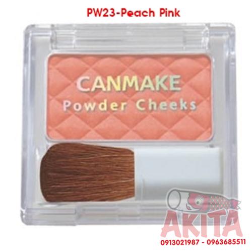Phấn má hồng Canmake Powder Cheeks (màu Peach Pink)