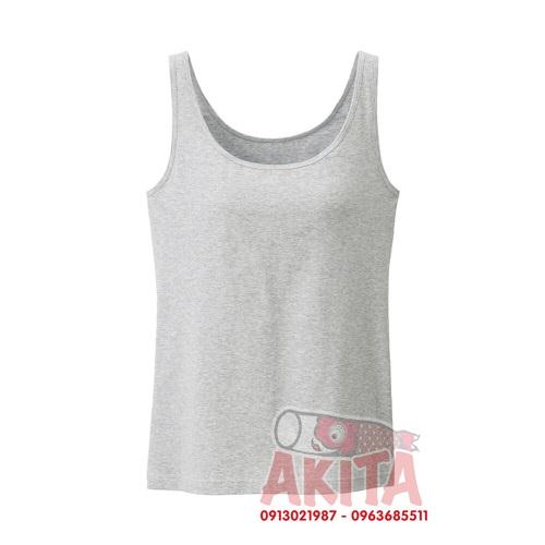 Áo ba lỗ - hai dây Bratop Uniqlo Nhật mã 164152 (màu 03 Gray)